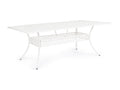 Table de jardin aluminium moulé blanc Chicyla 213cm VLHT98584