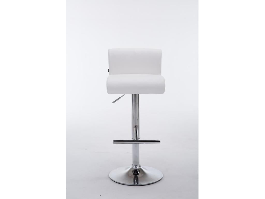 Tabouret de bar x1 métal blanche 38x44x80 cm 10 0004574 NUBS94322