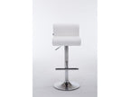 Tabouret de bar x1 métal blanche 38x44x80 cm 10 0004574 NUBS94322