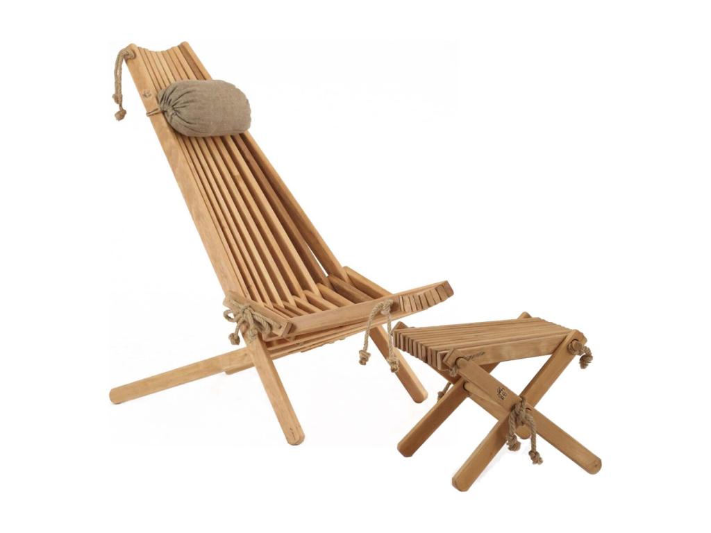 Chilienne scandinave avec repose-pieds Aulne WPRS04780