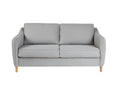 Chicyla - Canapé convertible express 2 places en tissu - Gris clair YQQO03989