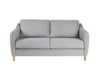 Chicyla - Canapé convertible express 2 places en tissu - Gris clair YQQO03989