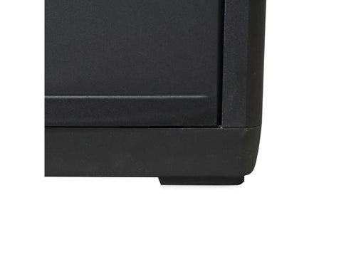 Armoire de rangement de jardin avec 3 étagères Noir JDZI28154