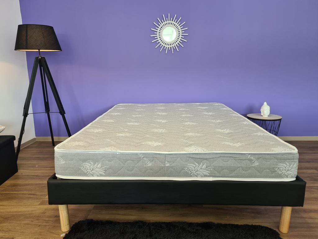 Matelas alèse 200x200x19cm-une Face Soutien Ferme Et Une Face Soutien Très Ferme PFCF67979