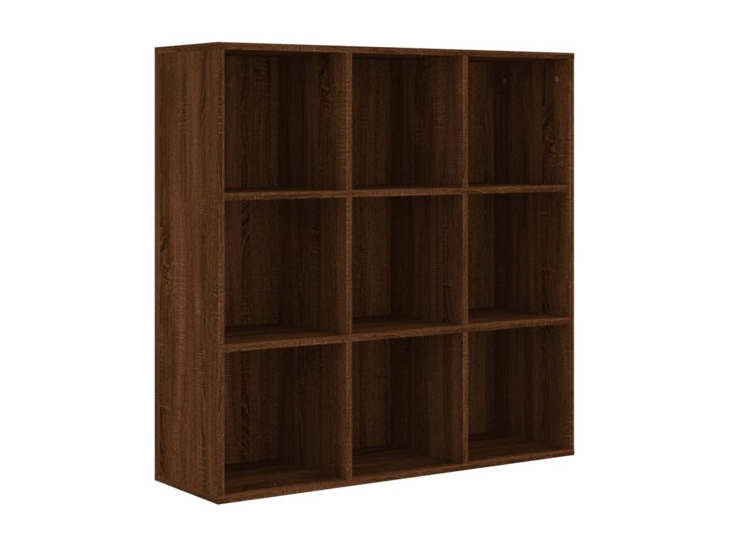 Armoire à livres Chêne marron 98x30x98 cm
