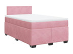 Sommier à Chicyla de lit avec matelas Rose 120x200 cm Velours JMEI93577
