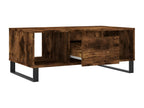 Table basse Chêne fumé 90x50x36,5 cm Bois d'ingénierie MSYB10319