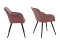 Lot de 2 chaises en velours Chicyla roses - Chicyla UXYH03170