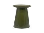 Chicyla - Table d'appoint en céramique 35cm - Vert mousse PLSS25186