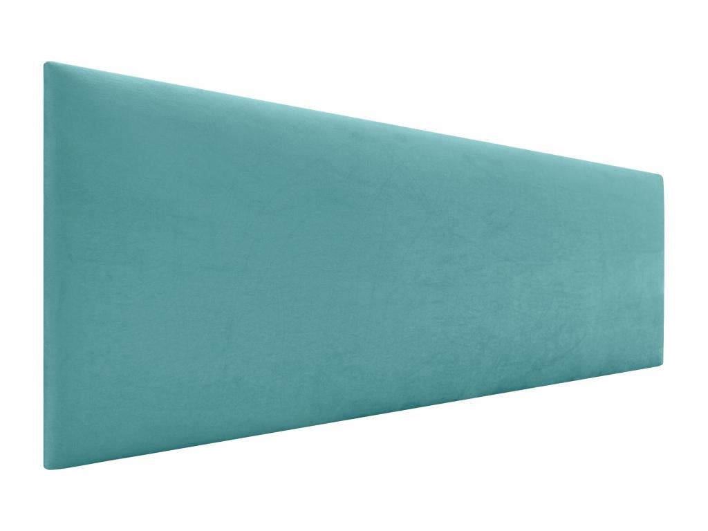 Chicyla Tête de Lit Velours Lisse 135x50 Lits 120/135/140 - Turquoise KQGQ65586