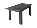 Table extensible collection Chicyla Couleuris noir effet marbre idéal pour une salle à manger moderne et tendance YOOF48898