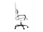 Chaise de jeu Blanc et noir Similicuir ZMPL06162