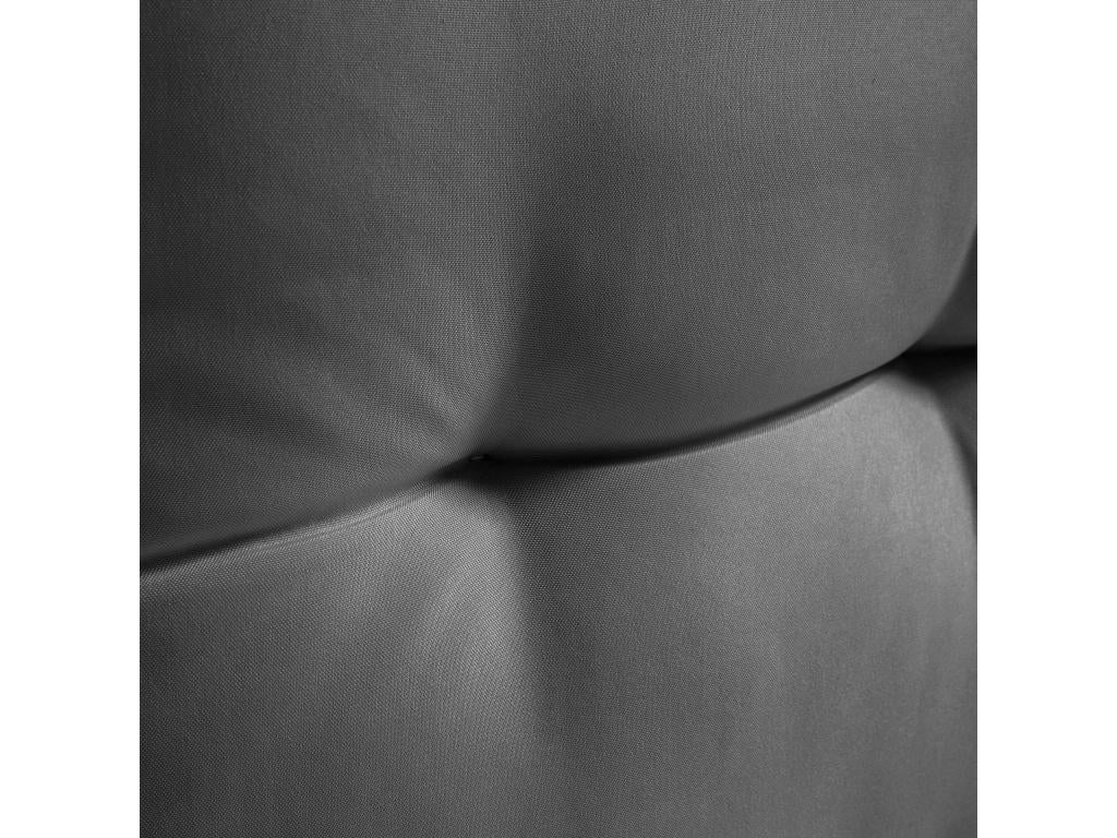 Lot 2 coussins palette dossier polyester gris 60x40x12 cm SFYN30446