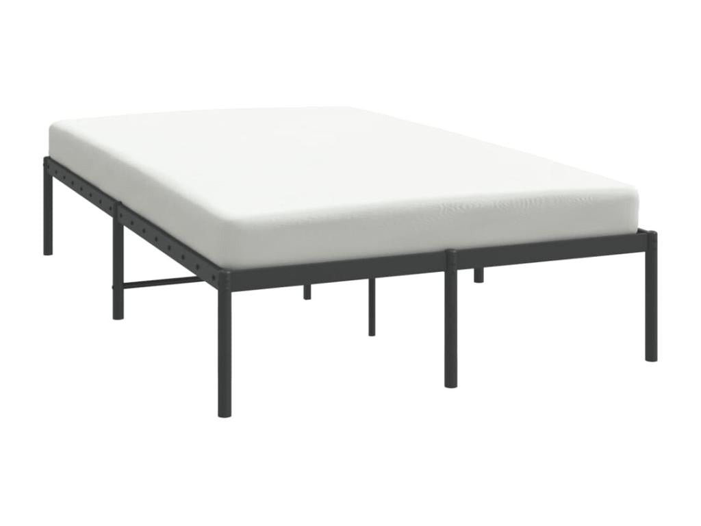 Cadre de lit métal noir 120x200 KDRD74504