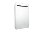 Armoire de salle de bain à miroir LED Blanc brillant 60x11x80cm QPGG19109