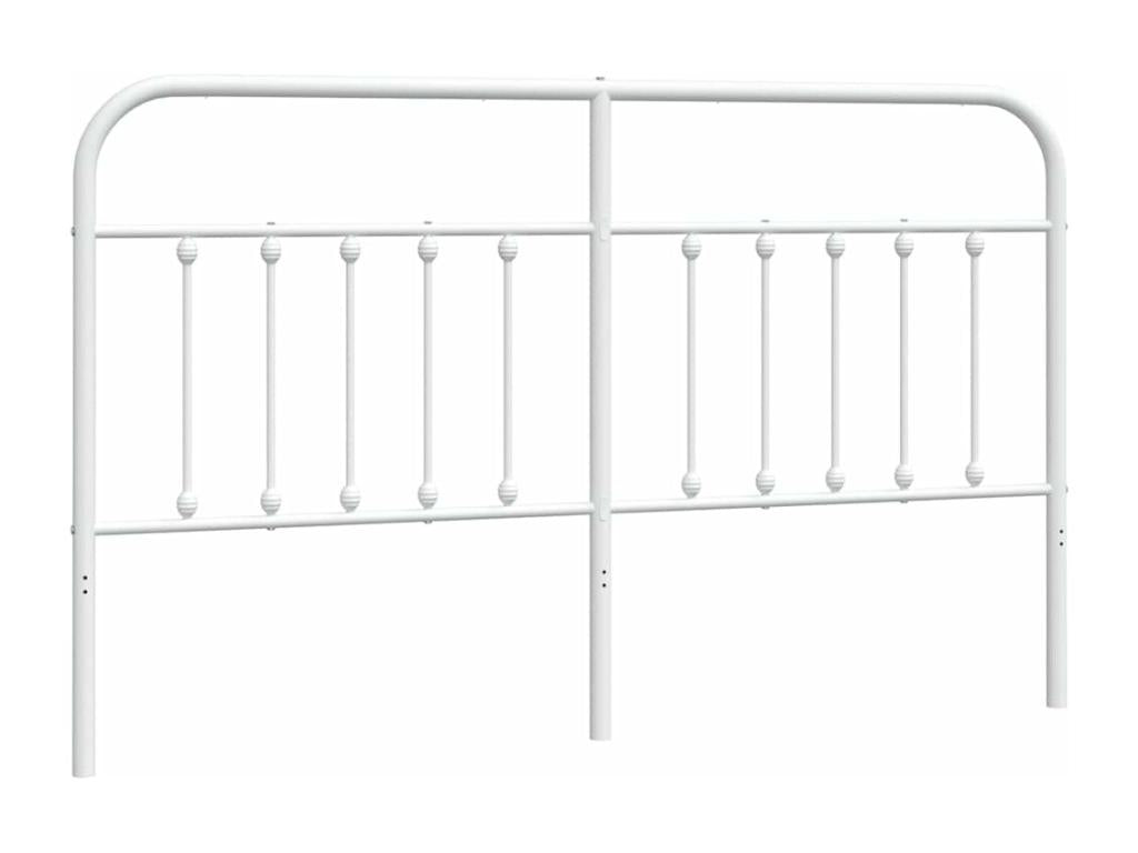 Tête de lit métal blanc 180 cm ROHH82185