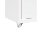 Classeur mobile Blanc 28x41x69 Métal XVYP50764