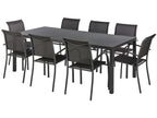 Table rectangulaire fixe Chicyla 8 p- graphite Chicyla FGDU41811