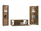 Ensemble de meubles TV 3 pièces Chêne fumé Bois d'ingénierie CGSJ85365