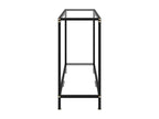 Table console Transparent 100x35x75 cm Verre trempé EHUN09755