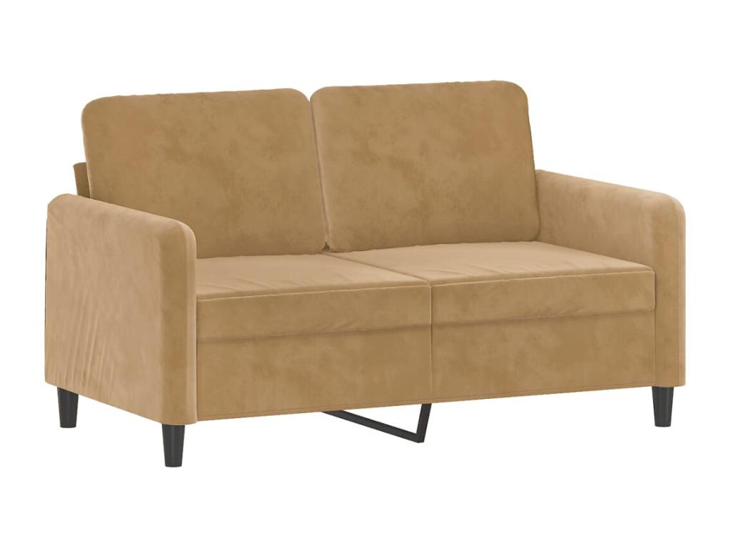 Ensemble de canapés 2 pcs marron velours SZQY45480