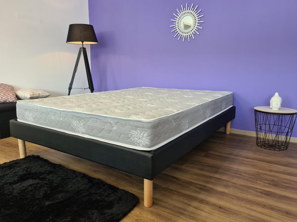 Matelas alèse 200x200x19cm-une Face Soutien Ferme Et Une Face Soutien Très Ferme PFCF67979
