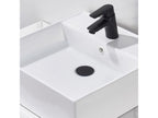 Chicyla max Bonde de Lavabo avec Trop Plein Bonde de Lavabo Pop Up Valve Bonde de Lavabo avec Panier à Crépine pour Salle de Bain Noir LYXF50408