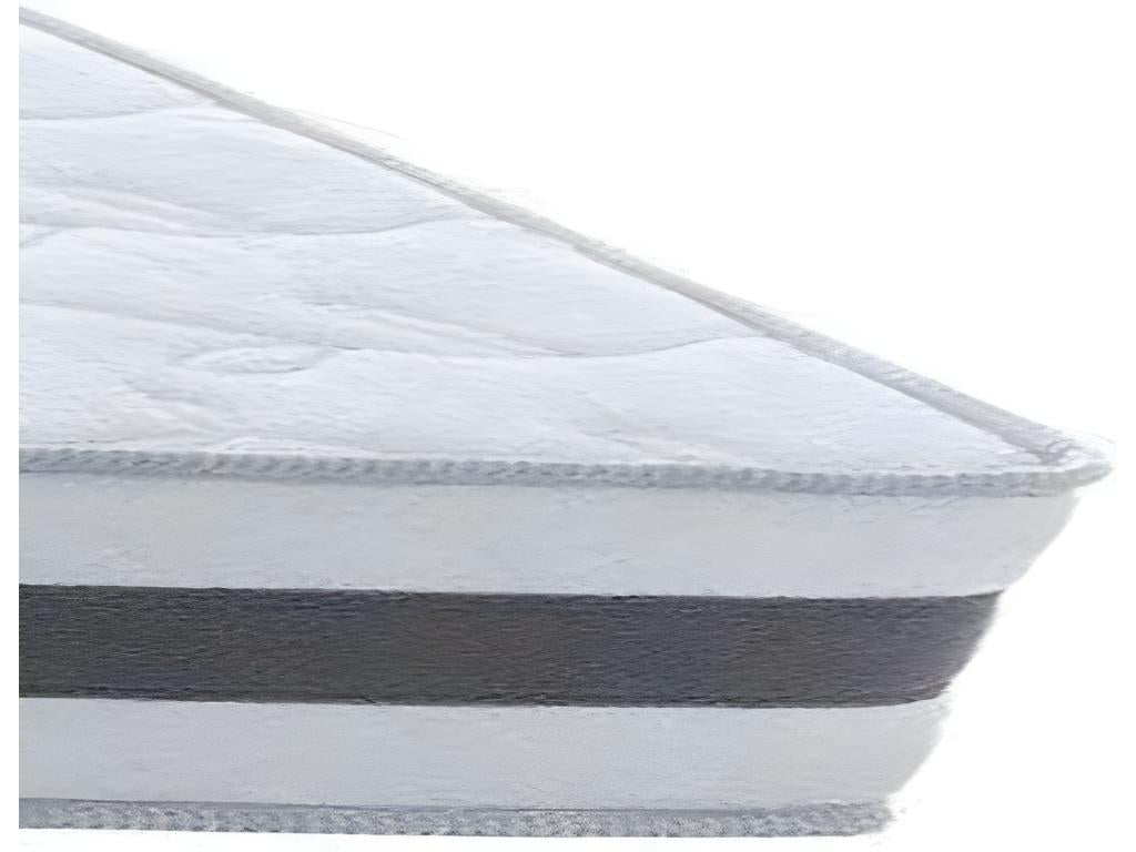 Matelas Mémoire de Forme 60 Kg/m3 Alése 200x200x23 cm Très Ferme 7 Zones de Confort Respirant LCNV51082