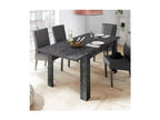 Table extensible collection Chicyla Couleuris noir effet marbre idéal pour une salle à manger moderne et tendance YOOF48898