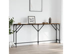 Table console chêne fumé 180x23x75 bois d'ingénierie DPCB88462