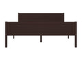 Lit Bois de pin massif Marron foncé 160x200 SDPY26719