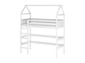 Lit cabane Chicyla HB003 80x200 cm Blanc PYMY13562