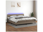 Sommier à Chicyla de lit et matelas et LED Chicyla 200x200 Tissu FSGJ18920