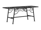 Banc de jardin meuble noire 110x38x46 cm 02 0011843 FDRF62555