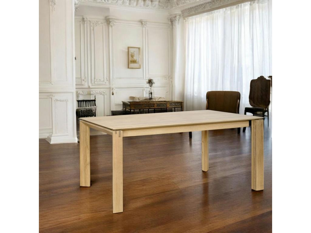 Table à manger extensible en chêne 180/280 cm Chicyla AVOA39049