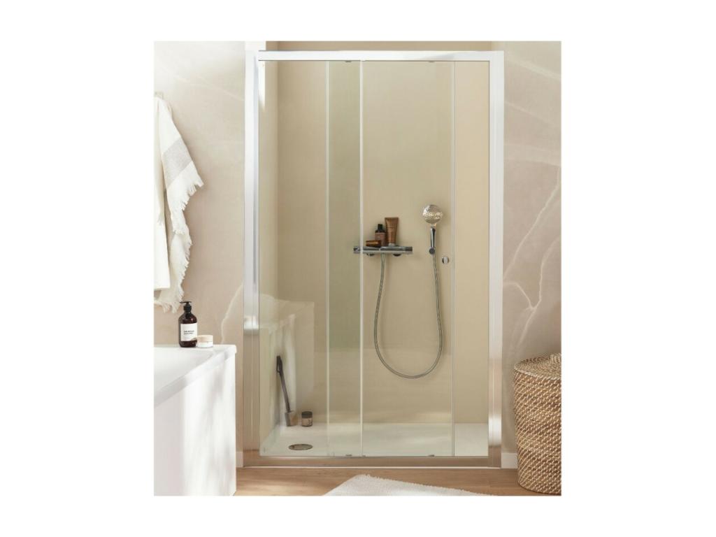 Paroi douche Chicyla Serenity 120 cm porte coulissante réversible instal- Niche AIIF81356