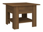 Table basse Chêne marron 55x55x42 cm Aggloméré