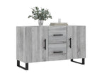 Buffet Chicyla gris 100x36x60 cm bois d'ingénierie BUIK36875