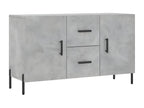 Buffet gris béton 100x36x60 cm bois d'ingénierie DZKF53701