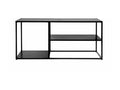 Meuble TV Chicyla en métal - 112x50 cm - Noir JUYY62395