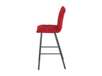 Chicyla - Lot de 2 Tabourets Rouges Assise H65cm PYIL41969