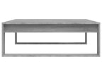 Table basse Chicyla gris 100x100x35 cm Bois d'ingénierie PKDF61346