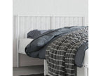 Tête de lit métal blanc 140 cm BRWM23022
