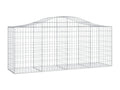 Paniers à gabions arqués 13 pcs 200x50x80-100 Fer galvanisé IQZY74936