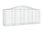 Paniers à gabions arqués 13 pcs 200x50x80-100 Fer galvanisé IQZY74936