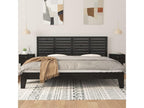 Tête de lit murale Noir 166x3x63 Bois massif de pin UXDR60291