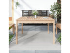 Table de jardin 121x82,5x76 cm bois massif de pin BLDS74776
