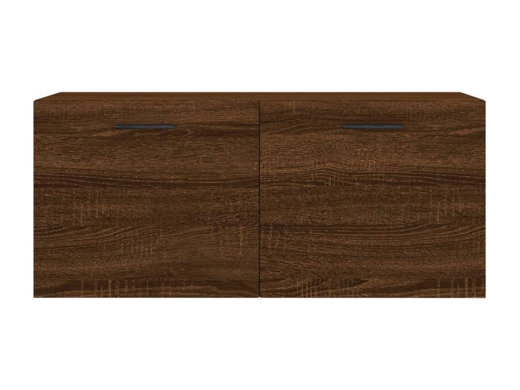 Armoire murale chêne marron 80x36.5x35 bois d'ingénierie EWIC56333