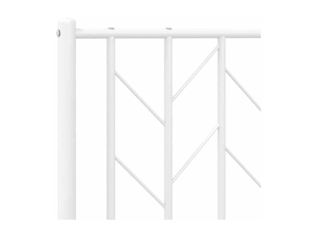 Tête de lit métal blanc 140 cm BRWM23022