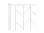 Tête de lit métal blanc 140 cm BRWM23022